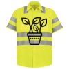 Men's High Visibility Safety Short Sleeve Work Shirt Thumbnail