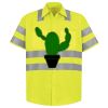 Men's High Visibility Safety Short Sleeve Work Shirt Thumbnail
