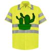Men's High Visibility Safety Short Sleeve Work Shirt Thumbnail