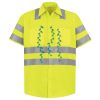 Men's High Visibility Safety Short Sleeve Work Shirt Thumbnail