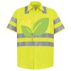 Men's High Visibility Safety Short Sleeve Work Shirt Thumbnail