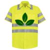 Men's High Visibility Safety Short Sleeve Work Shirt Thumbnail