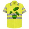 Men's High Visibility Safety Short Sleeve Work Shirt Thumbnail
