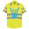 Men's High Visibility Safety Short Sleeve Work Shirt Thumbnail