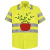 Men's High Visibility Safety Short Sleeve Work Shirt Thumbnail