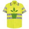 Men's High Visibility Safety Short Sleeve Work Shirt Thumbnail
