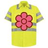Men's High Visibility Safety Short Sleeve Work Shirt Thumbnail