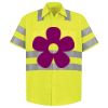 Men's High Visibility Safety Short Sleeve Work Shirt Thumbnail