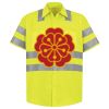 Men's High Visibility Safety Short Sleeve Work Shirt Thumbnail