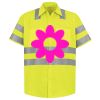 Men's High Visibility Safety Short Sleeve Work Shirt Thumbnail