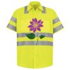 Men's High Visibility Safety Short Sleeve Work Shirt Thumbnail