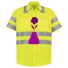 Men's High Visibility Safety Short Sleeve Work Shirt Thumbnail