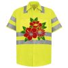 Men's High Visibility Safety Short Sleeve Work Shirt Thumbnail