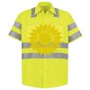 Men's High Visibility Safety Short Sleeve Work Shirt Thumbnail