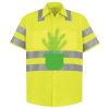 Men's High Visibility Safety Short Sleeve Work Shirt Thumbnail