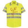 Men's High Visibility Safety Short Sleeve Work Shirt Thumbnail