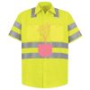 Men's High Visibility Safety Short Sleeve Work Shirt Thumbnail