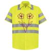 Men's High Visibility Safety Short Sleeve Work Shirt Thumbnail