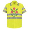 Men's High Visibility Safety Short Sleeve Work Shirt Thumbnail