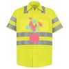 Men's High Visibility Safety Short Sleeve Work Shirt Thumbnail