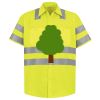 Men's High Visibility Safety Short Sleeve Work Shirt Thumbnail