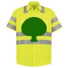Men's High Visibility Safety Short Sleeve Work Shirt Thumbnail