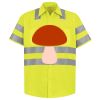Men's High Visibility Safety Short Sleeve Work Shirt Thumbnail