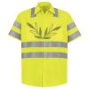 Men's High Visibility Safety Short Sleeve Work Shirt Thumbnail