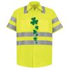 Men's High Visibility Safety Short Sleeve Work Shirt Thumbnail