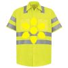 Men's High Visibility Safety Short Sleeve Work Shirt Thumbnail