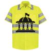 Men's High Visibility Safety Short Sleeve Work Shirt Thumbnail