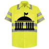 Men's High Visibility Safety Short Sleeve Work Shirt Thumbnail