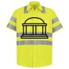 Men's High Visibility Safety Short Sleeve Work Shirt Thumbnail