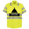 Men's High Visibility Safety Short Sleeve Work Shirt Thumbnail