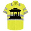 Men's High Visibility Safety Short Sleeve Work Shirt Thumbnail
