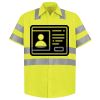 Men's High Visibility Safety Short Sleeve Work Shirt Thumbnail