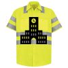 Men's High Visibility Safety Short Sleeve Work Shirt Thumbnail