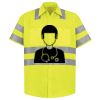 Men's High Visibility Safety Short Sleeve Work Shirt Thumbnail