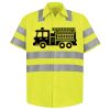 Men's High Visibility Safety Short Sleeve Work Shirt Thumbnail