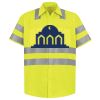 Men's High Visibility Safety Short Sleeve Work Shirt Thumbnail