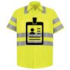 Men's High Visibility Safety Short Sleeve Work Shirt Thumbnail