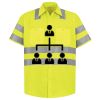 Men's High Visibility Safety Short Sleeve Work Shirt Thumbnail