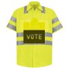 Men's High Visibility Safety Short Sleeve Work Shirt Thumbnail