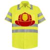 Men's High Visibility Safety Short Sleeve Work Shirt Thumbnail