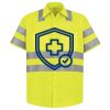 Men's High Visibility Safety Short Sleeve Work Shirt Thumbnail