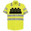 Men's High Visibility Safety Short Sleeve Work Shirt Thumbnail