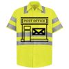 Men's High Visibility Safety Short Sleeve Work Shirt Thumbnail