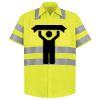 Men's High Visibility Safety Short Sleeve Work Shirt Thumbnail