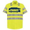Men's High Visibility Safety Short Sleeve Work Shirt Thumbnail