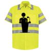 Men's High Visibility Safety Short Sleeve Work Shirt Thumbnail